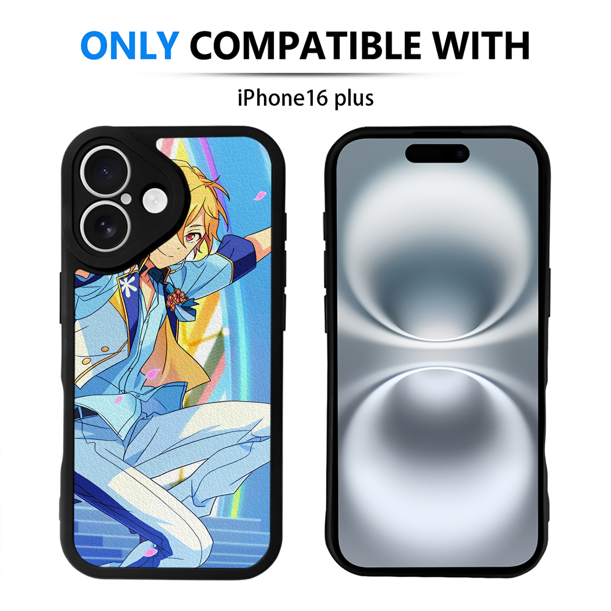 （画像用） あんさんぶるスターズ! Ensemble Stars 【iPhone 16シリーズ対応】シリコンスマホケース（レザー調） 材質：シリコン